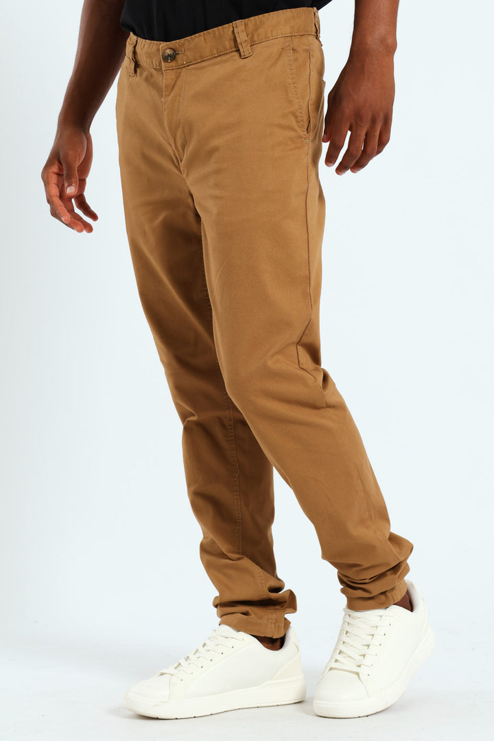 Skinny Chino Trouser - Camel