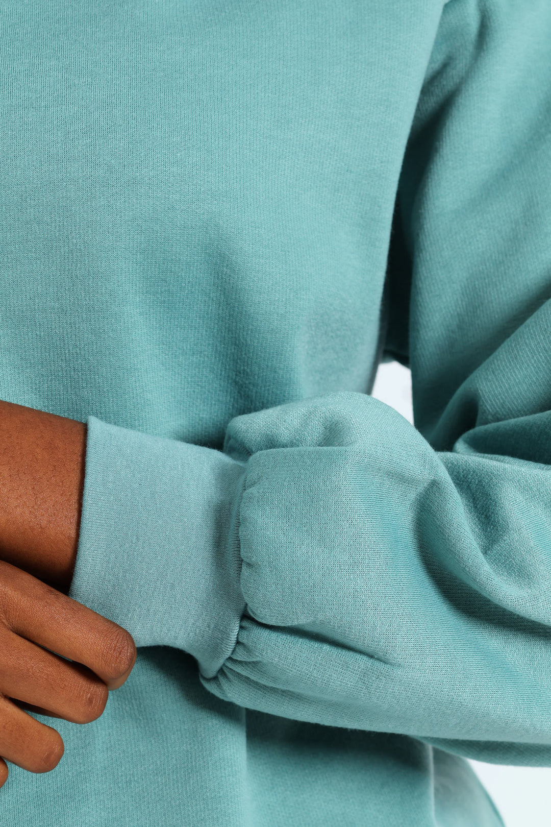 Plain Pullover - Dusty Blue