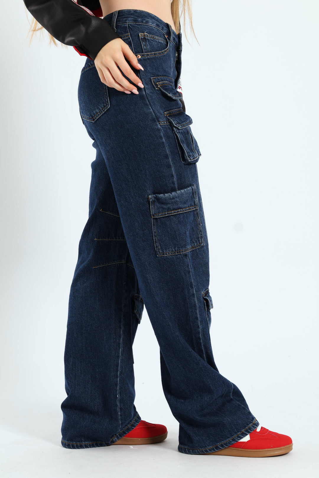 Cargo Denim - Dark Blue