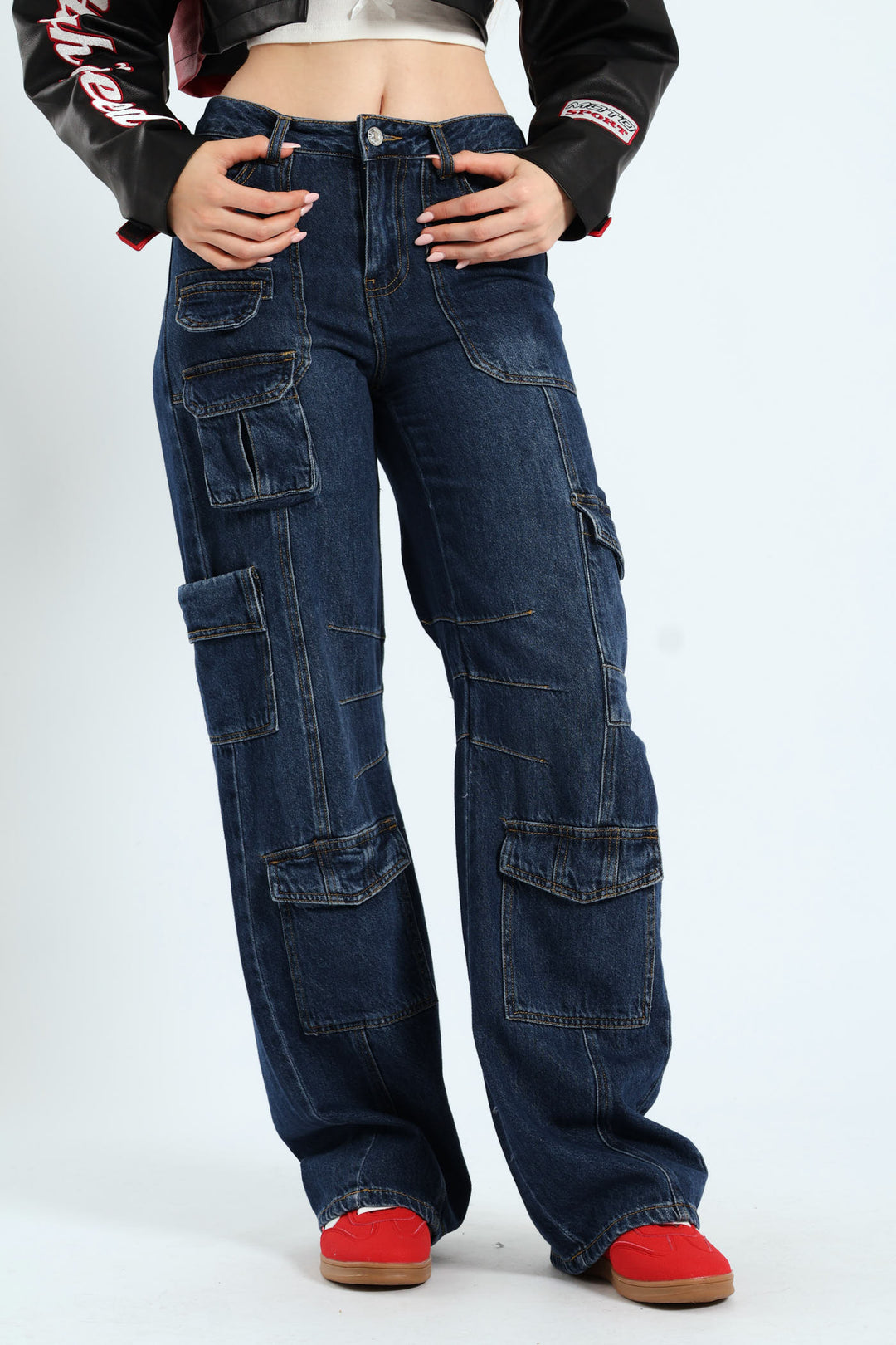 Cargo Denim - Dark Blue
