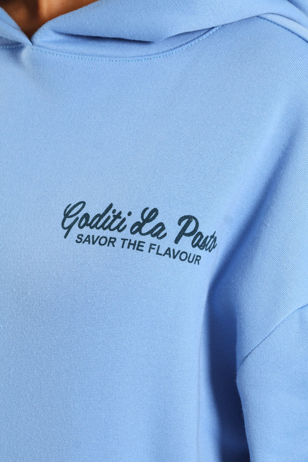 Spag Kanga Pocket Hoody - Blue