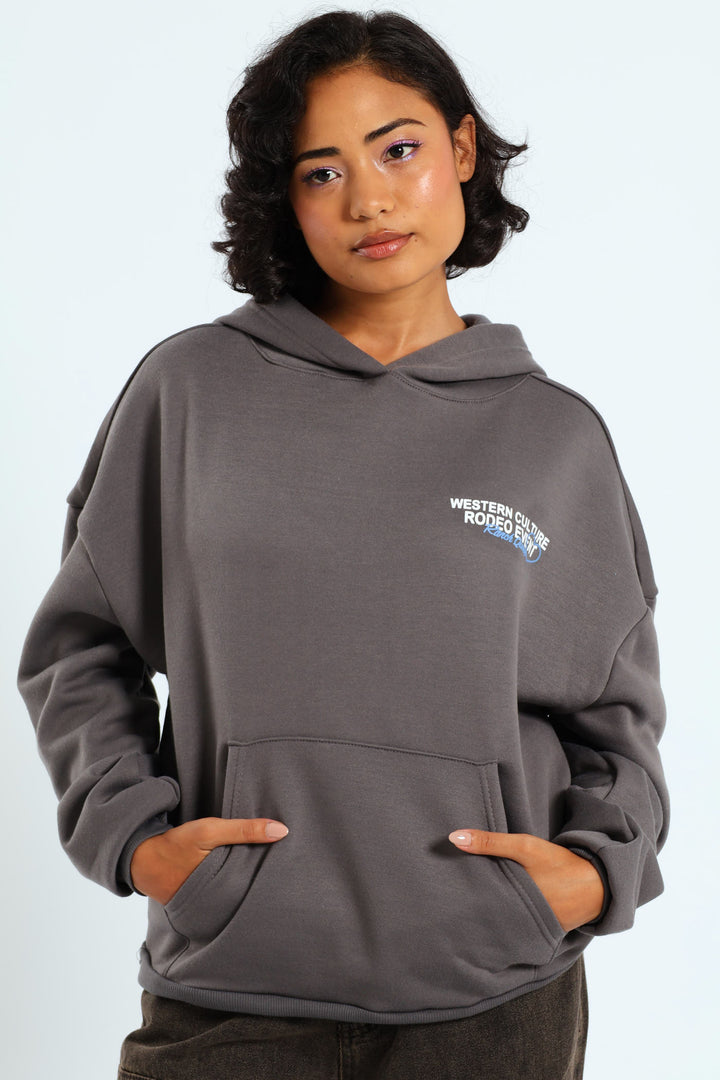 Cowboy Kanga Pocket Hoody - Charcoal