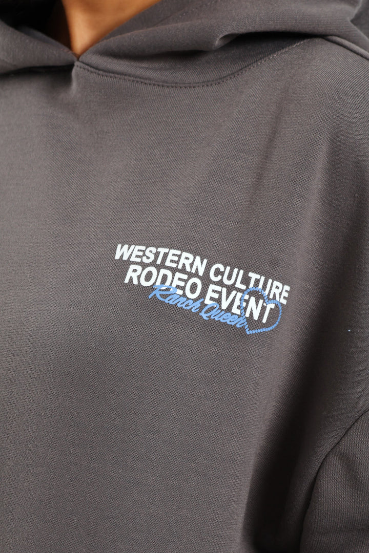 Cowboy Kanga Pocket Hoody - Charcoal