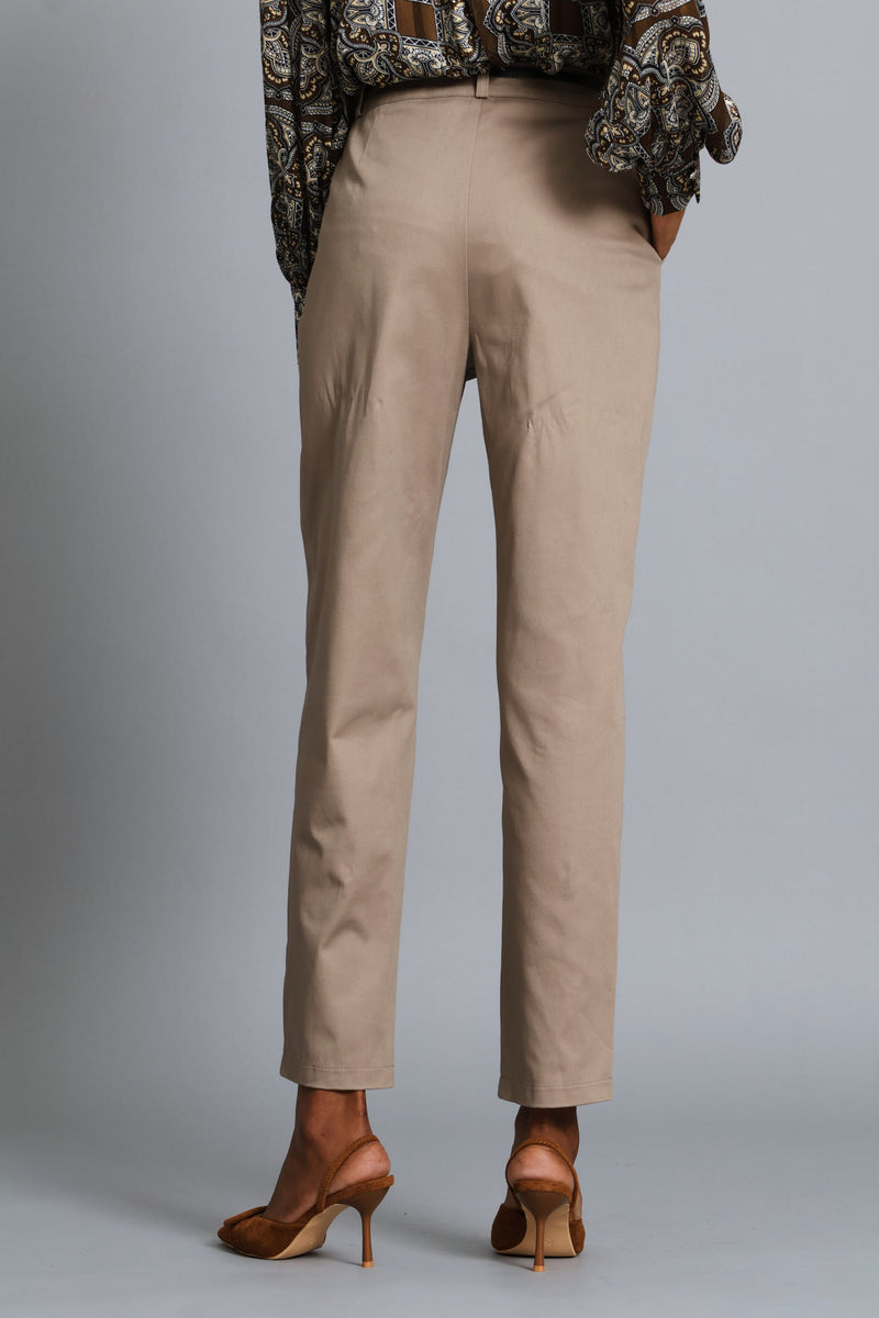 Chino Belted Pant - Tan