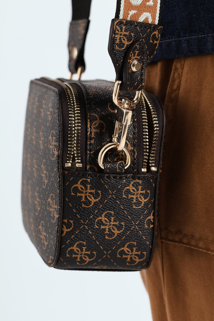 Latona 11 Camera Crossbody - Brown