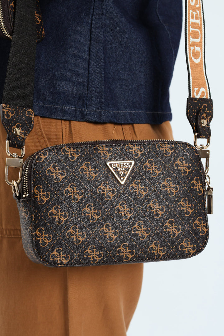 Latona 11 Camera Crossbody - Brown