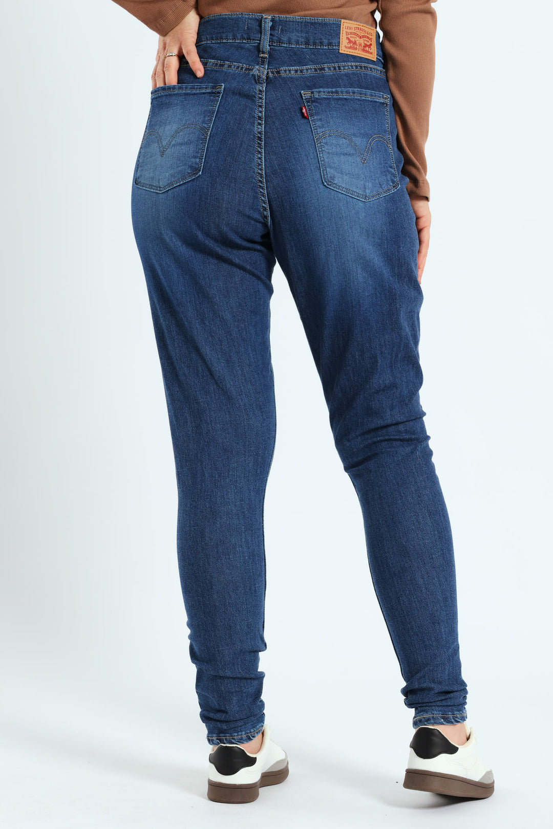 Curvy Super Skinny Jean - Med Wash