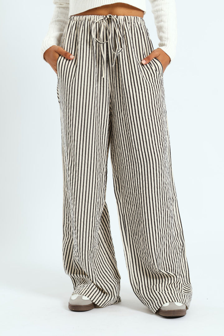 Stripe Pant - Black/White