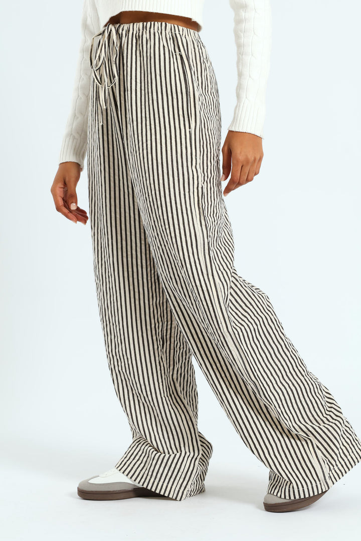 Stripe Pant - Black/White