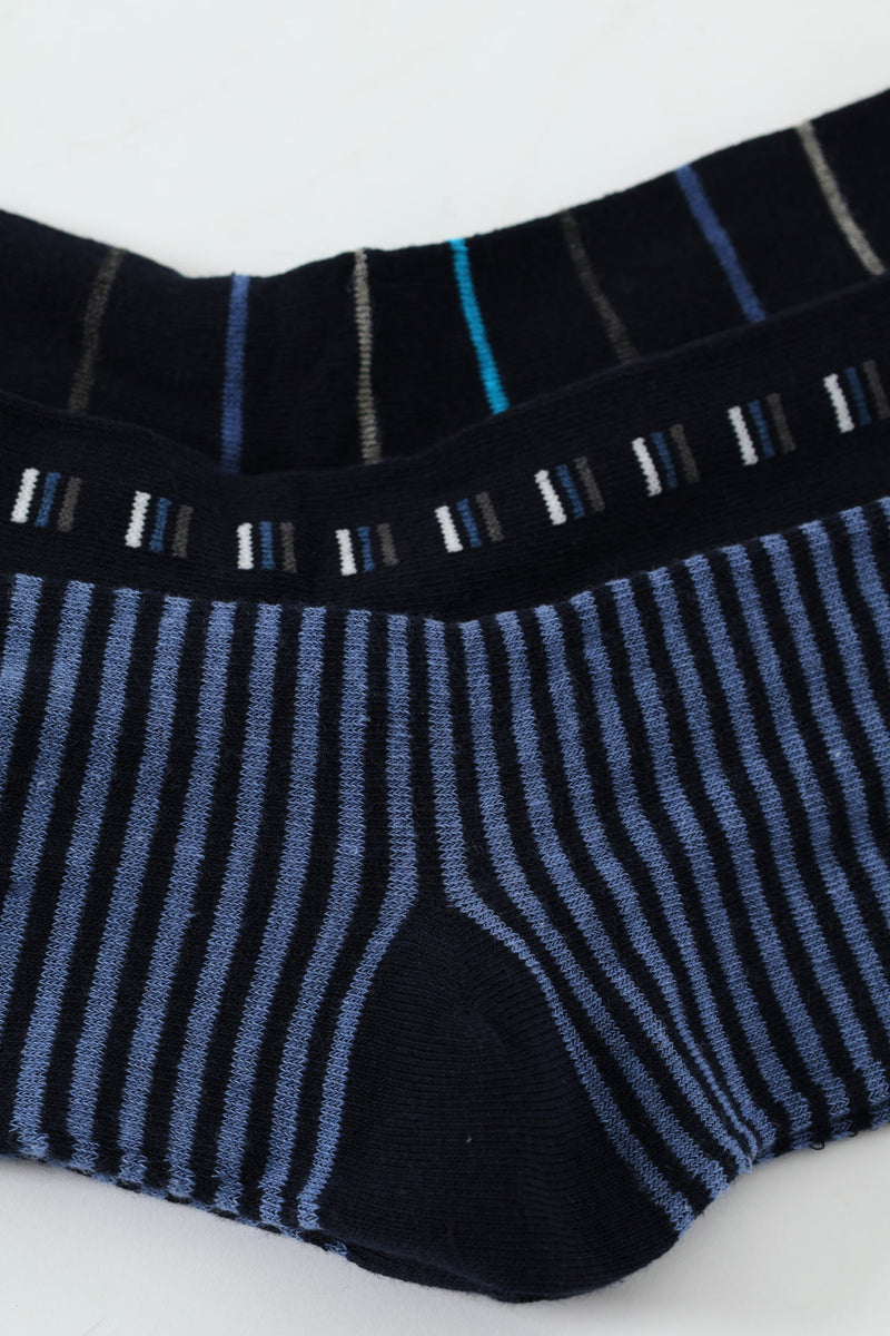 3 Pack Anklet Socks - Navy