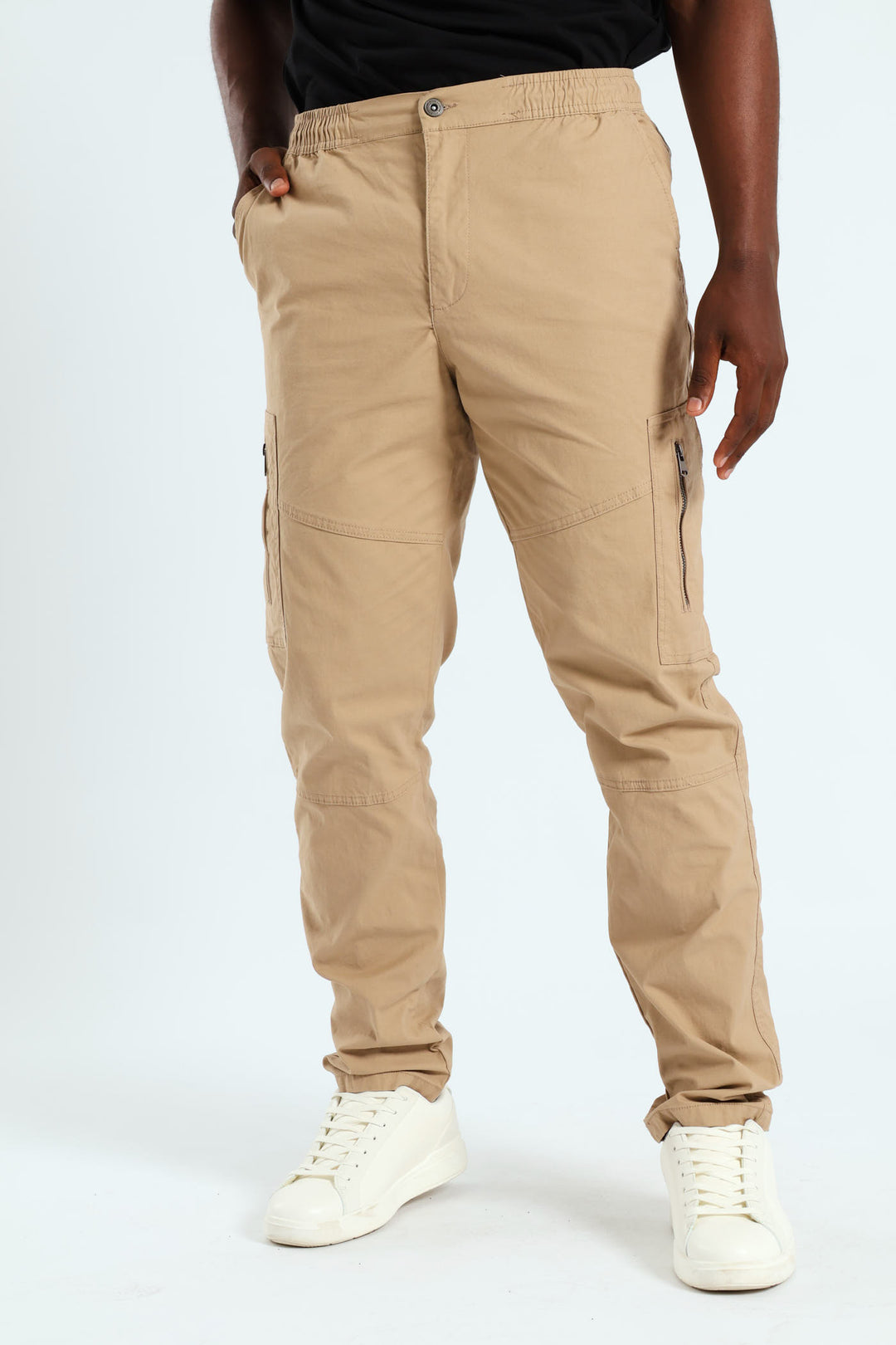 Utility Zip Pocket Pant - Khaki
