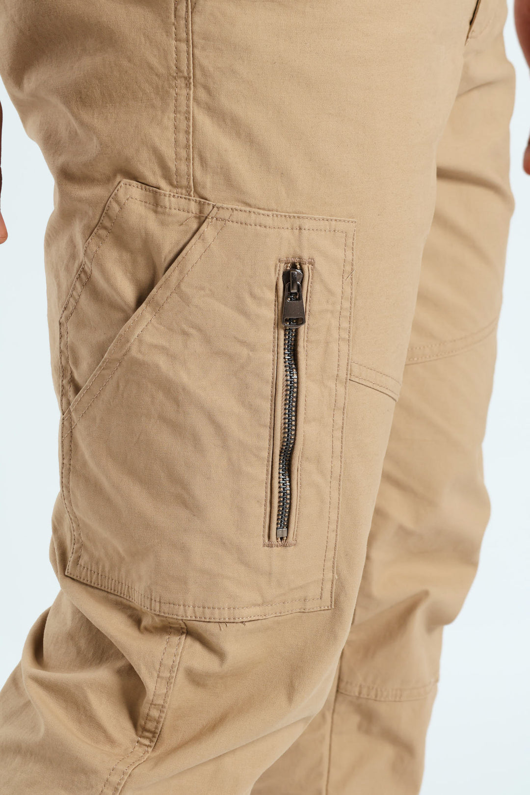 Utility Zip Pocket Pant - Khaki
