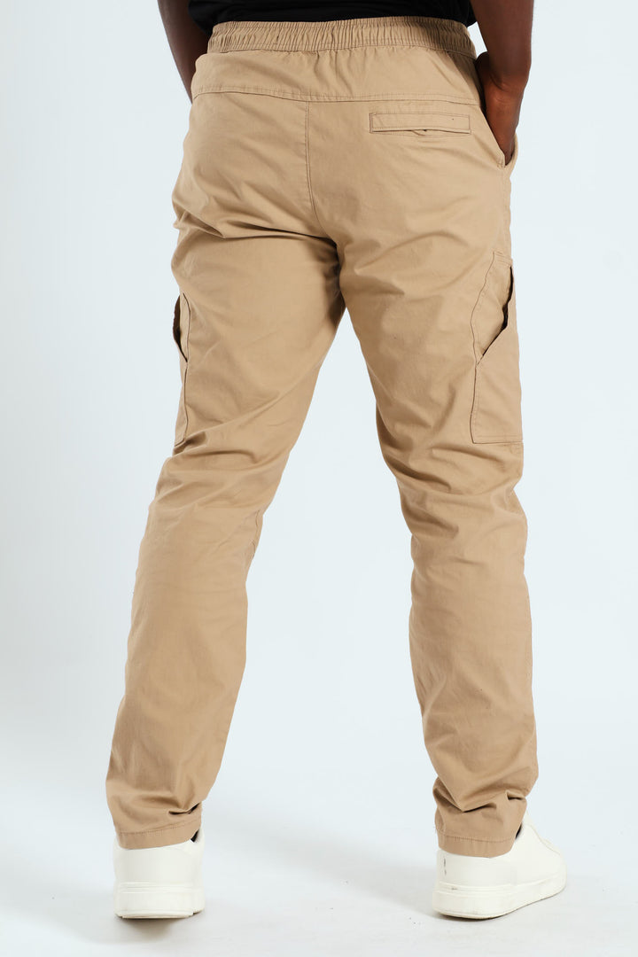 Utility Zip Pocket Pant - Khaki
