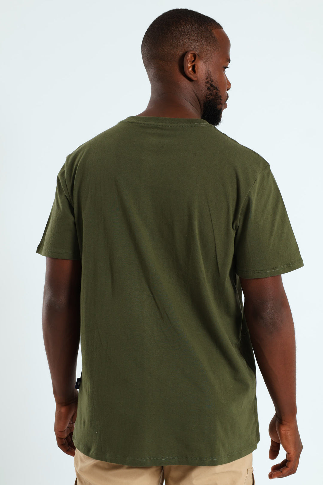 Unplugged Front Print Tee - Fatigue