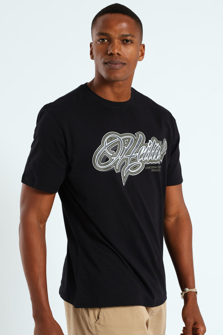 Heita Tee - Black