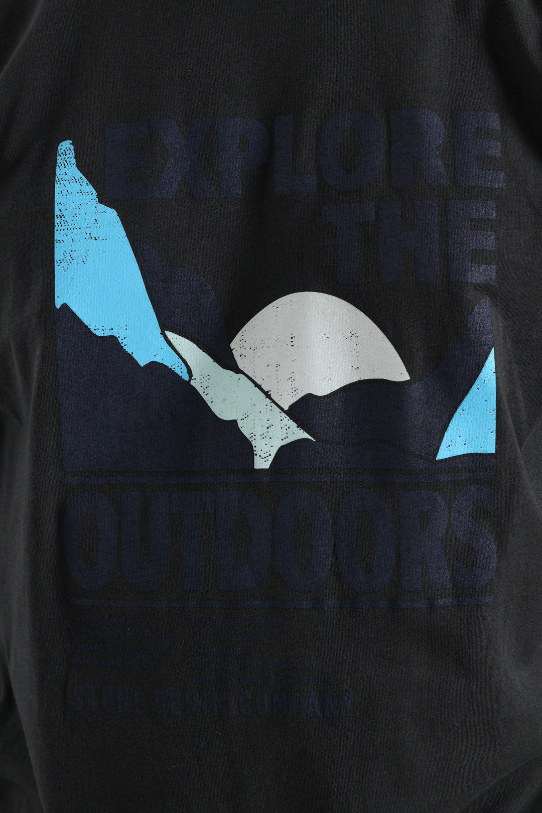 Explore The Outdoor Tee - Gunmetal