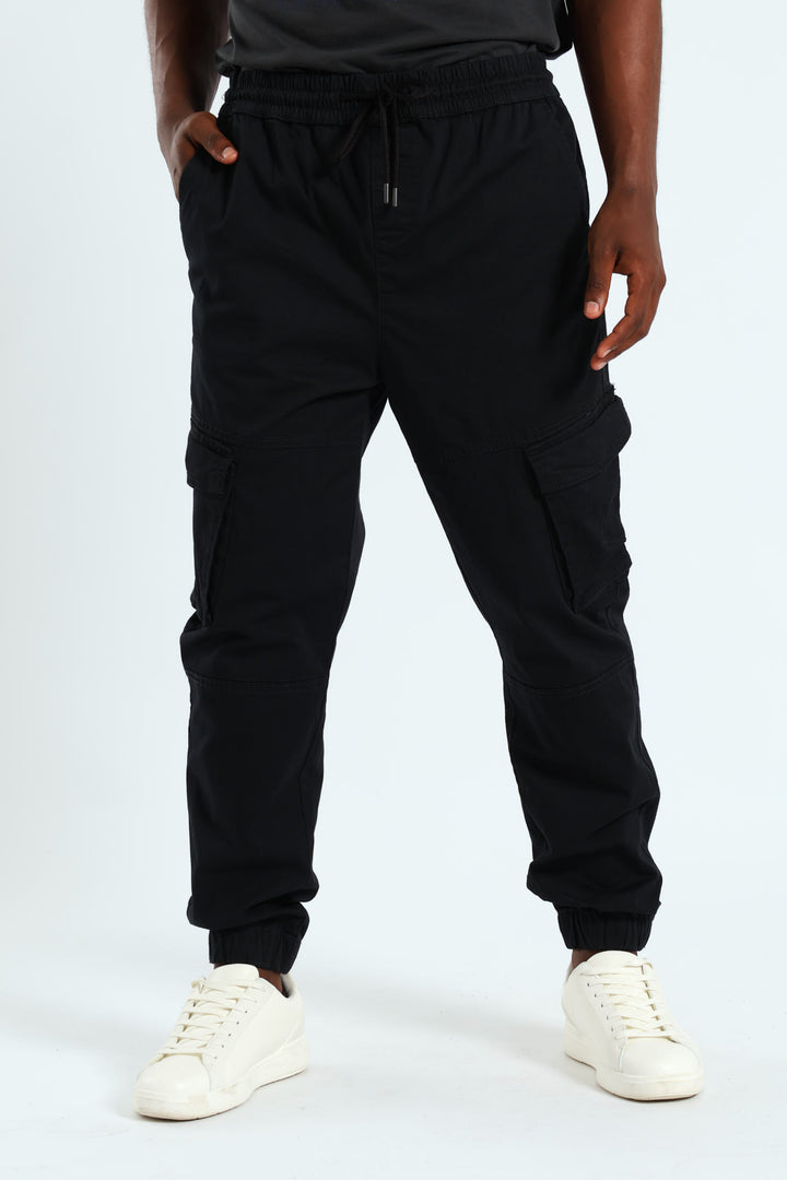 Bellows Cargo Jogger - Black