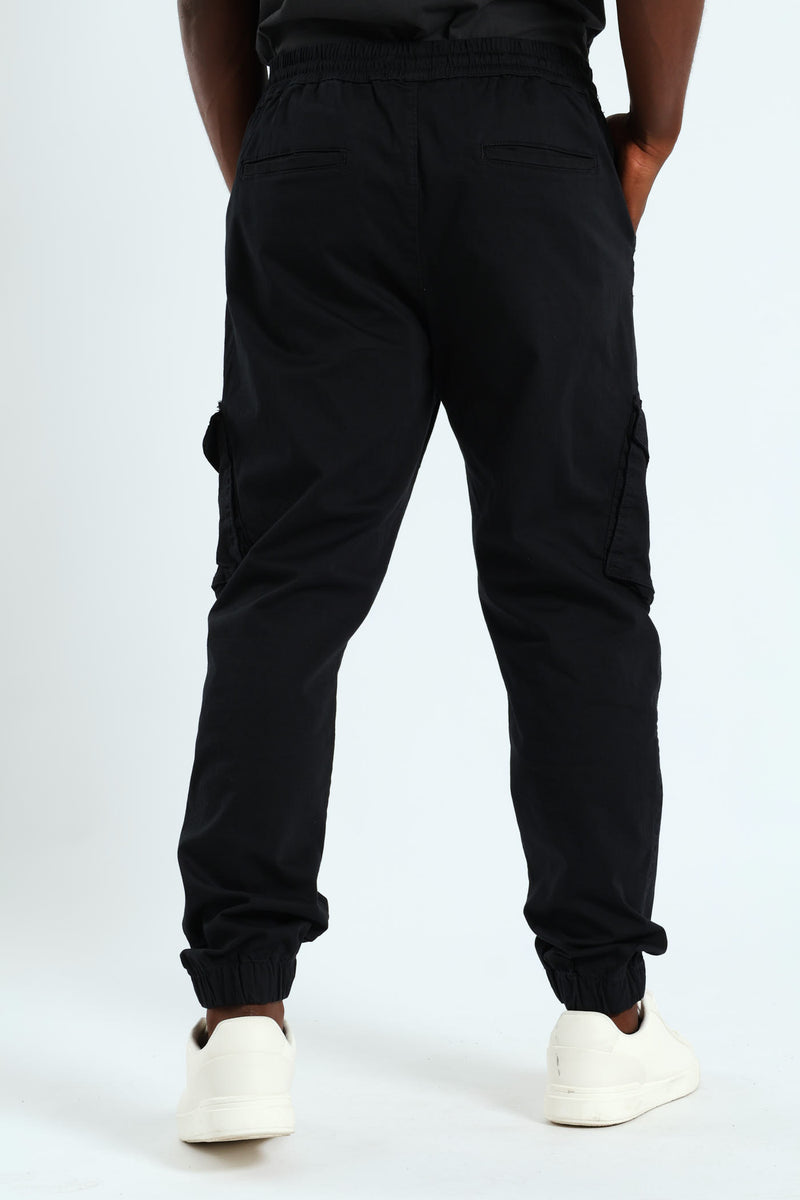 Bellows Cargo Jogger - Black