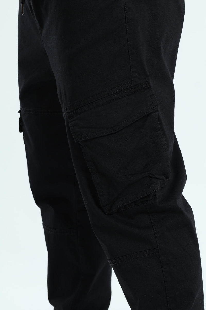 Bellows Cargo Jogger - Black