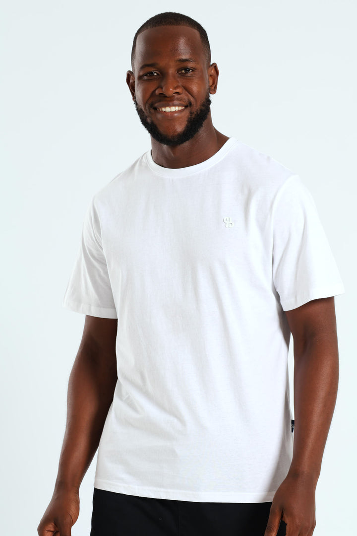 Basic Crew Neck Tee - White