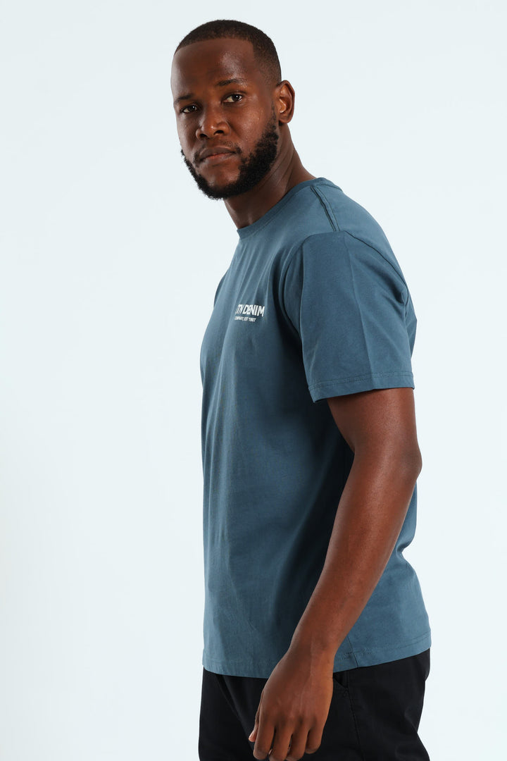 Stone Denim Co. Front & Back Tee - Teal