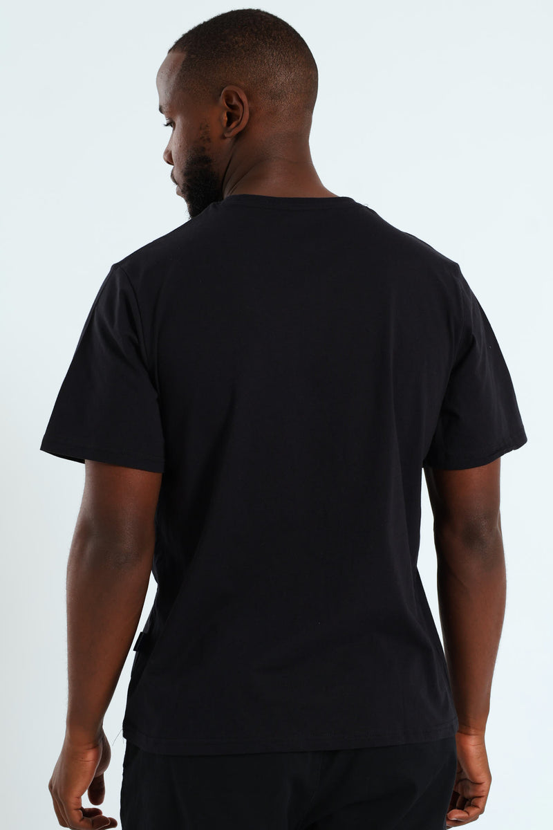 Basic Crew Neck Tee - Black