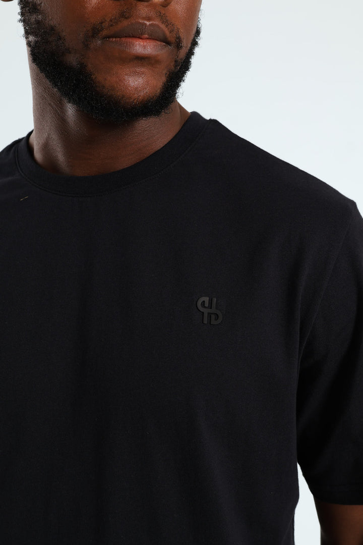 Basic Crew Neck Tee - Black