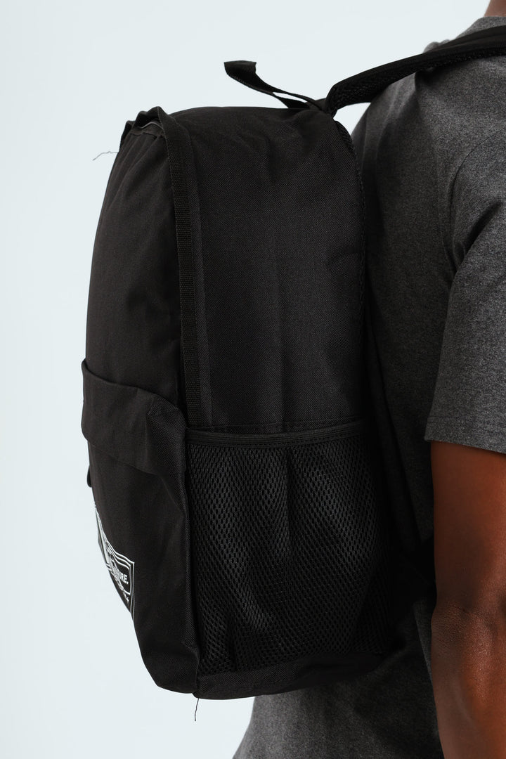 Original Print Backpack - Black