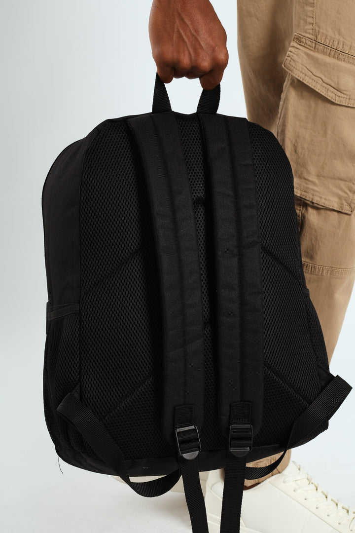 Original Print Backpack - Black