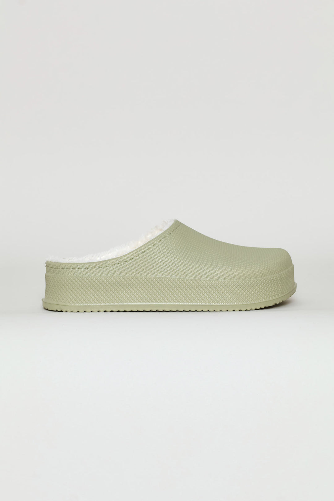 Lined Closed Toe Eva Clog - Sage