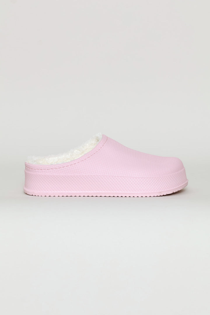 Lined Closed Toe Eva Clog - Blush