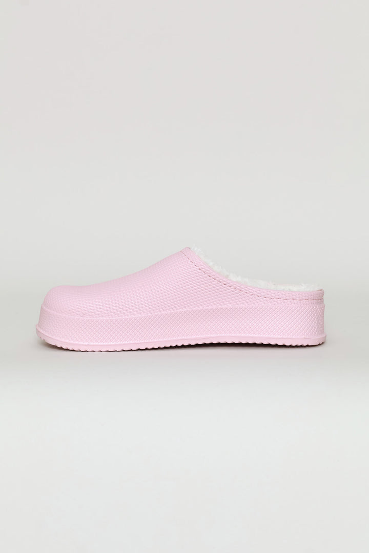Lined Closed Toe Eva Clog - Blush