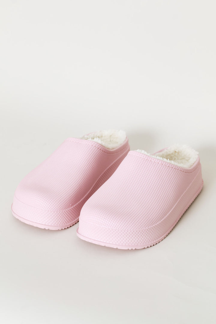 Lined Closed Toe Eva Clog - Blush