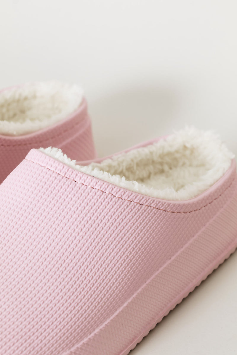 Lined Closed Toe Eva Clog - Blush