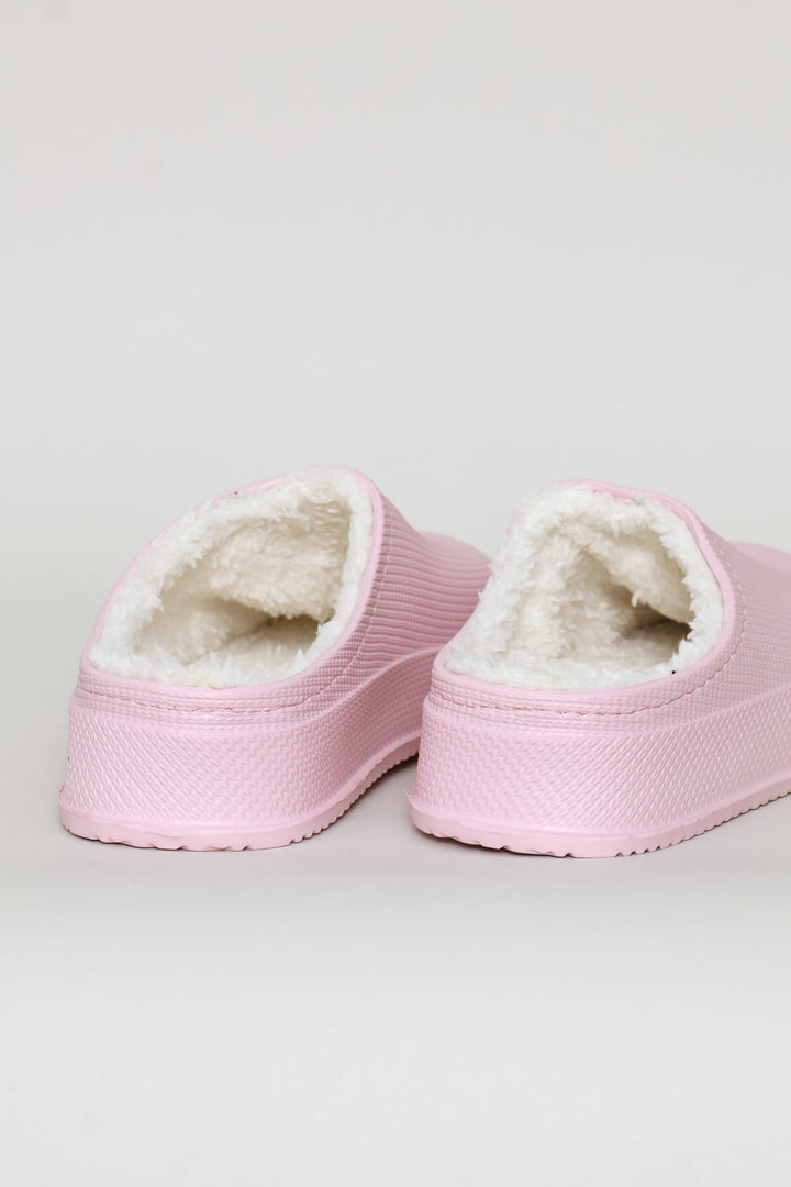 Lined Closed Toe Eva Clog - Blush