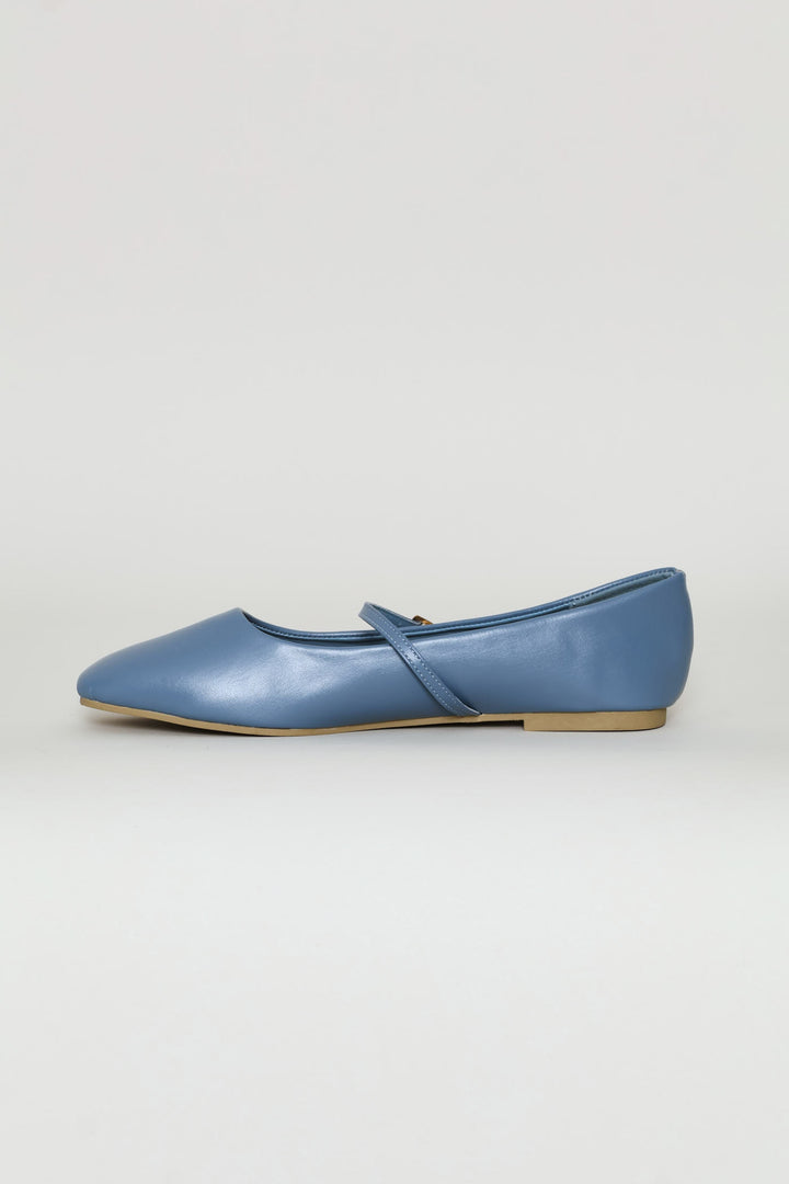 Plain Mary-Jane Pump - Duck Egg Blue