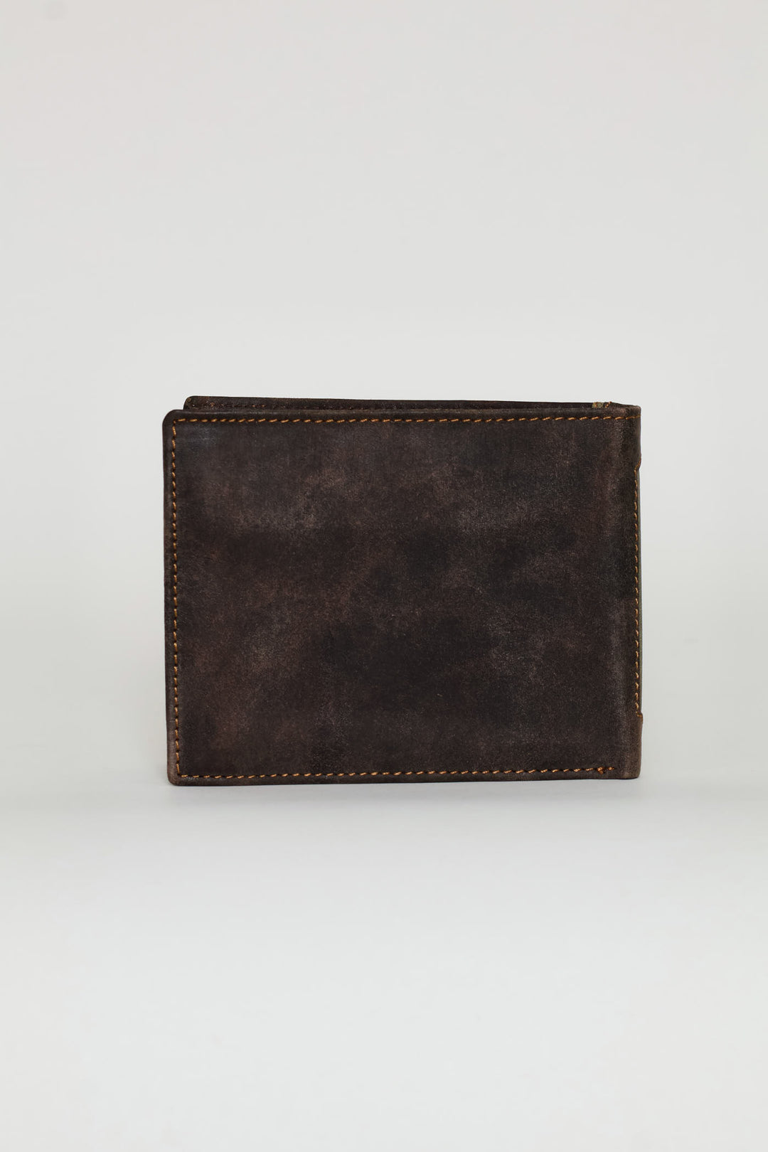 Metal Badge Wallet - Charcoal