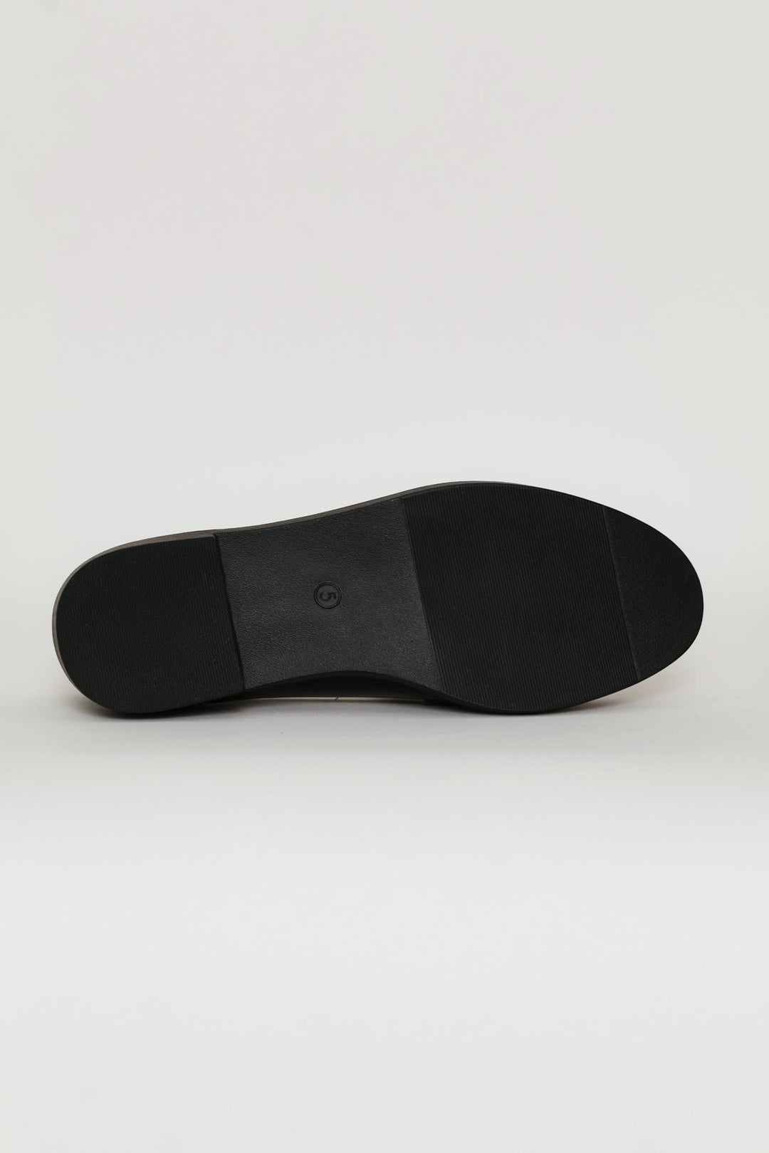Gold Trim Detail Smart Loafer - Black