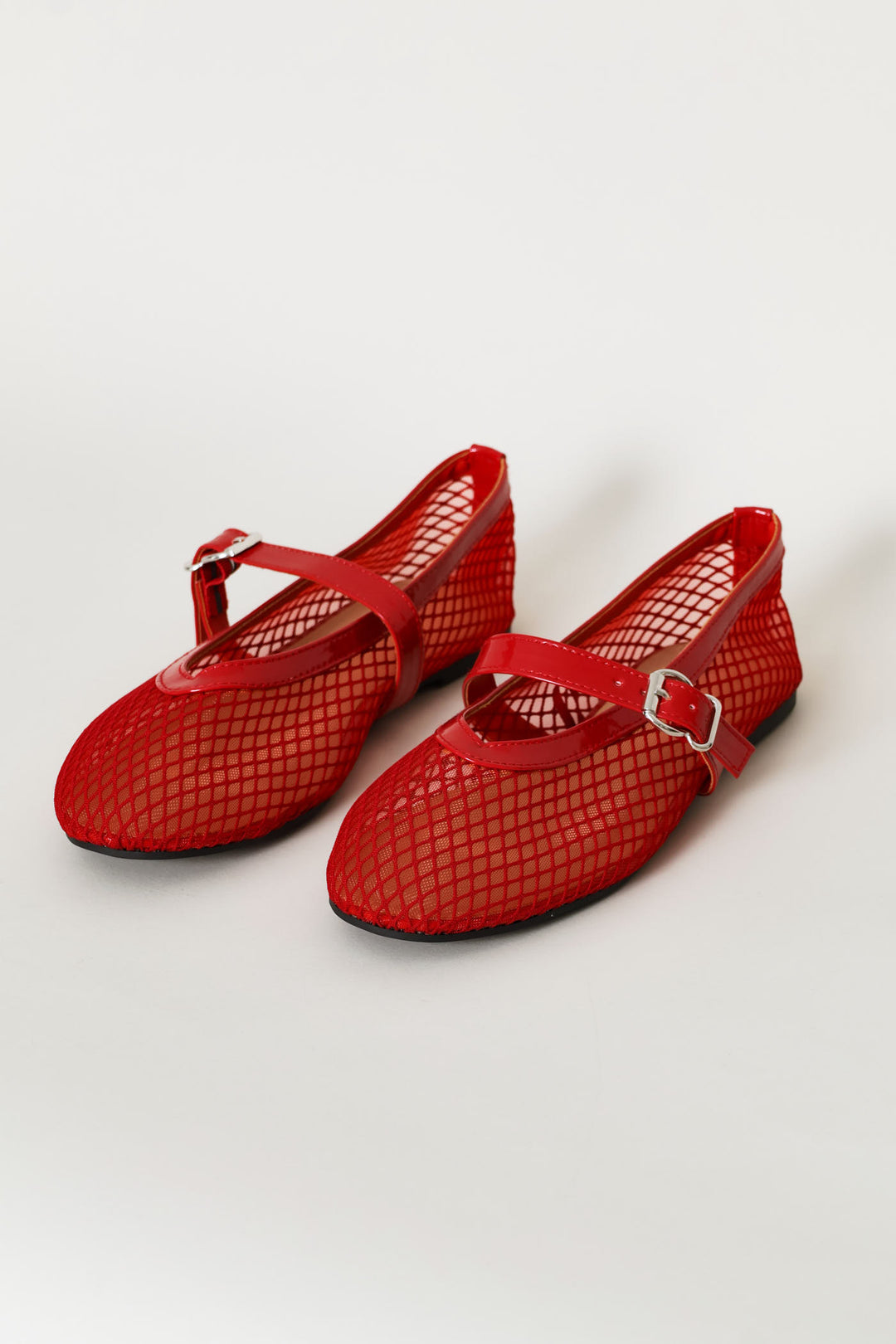 Plain Mesh Pump - Red