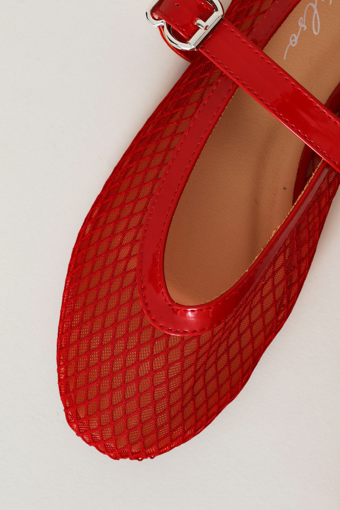 Plain Mesh Pump - Red