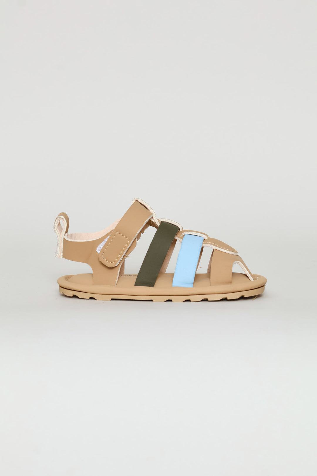 Baby Boys Closed Toe Sandal - Natural