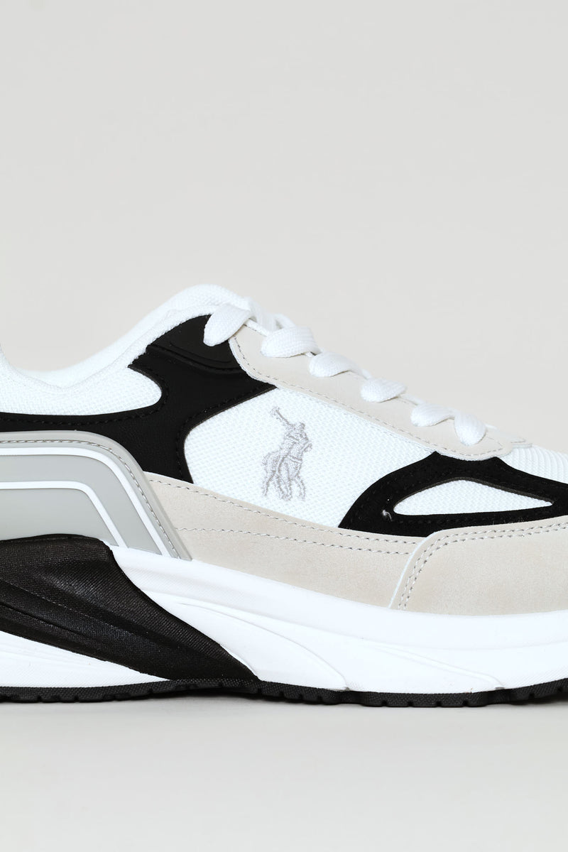 Multi Panelled Runner - White