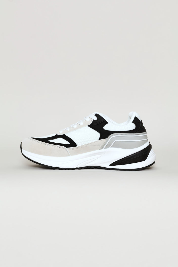 Multi Panelled Runner - White
