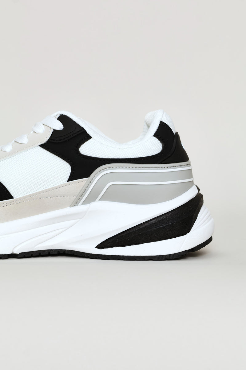 Multi Panelled Runner - White