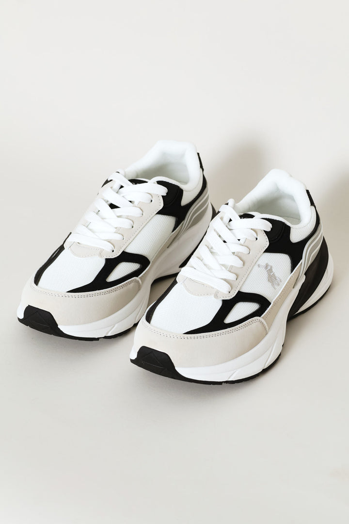 Multi Panelled Runner - White