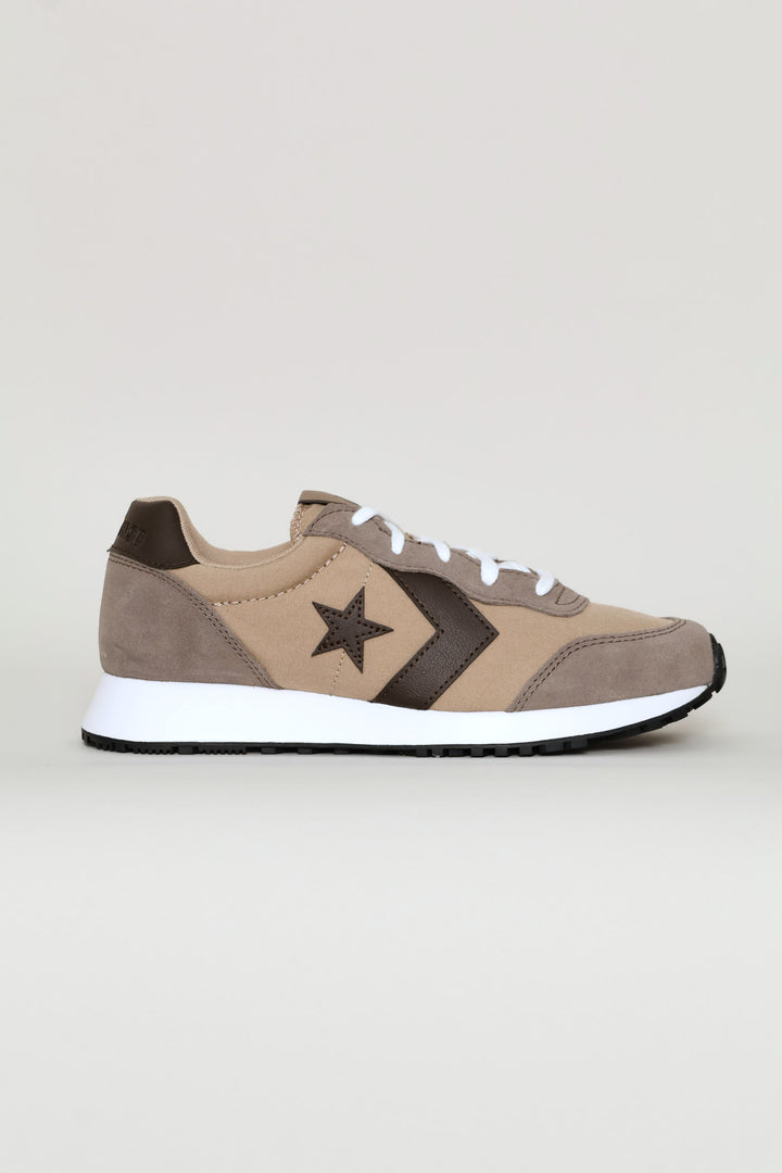 Omega Suede Trainer - Brown