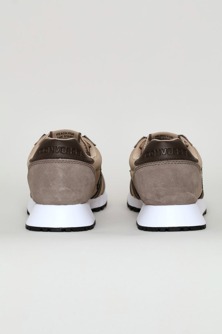 Omega Suede Trainer - Brown