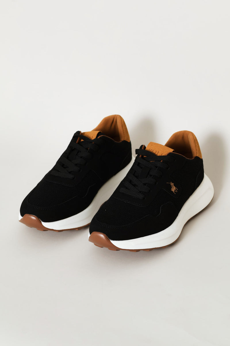 Mixed Combination Runner - Black