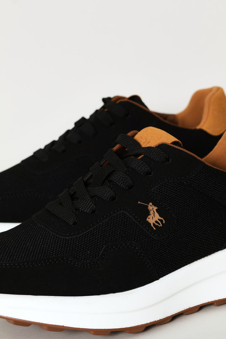 Mixed Combination Runner - Black