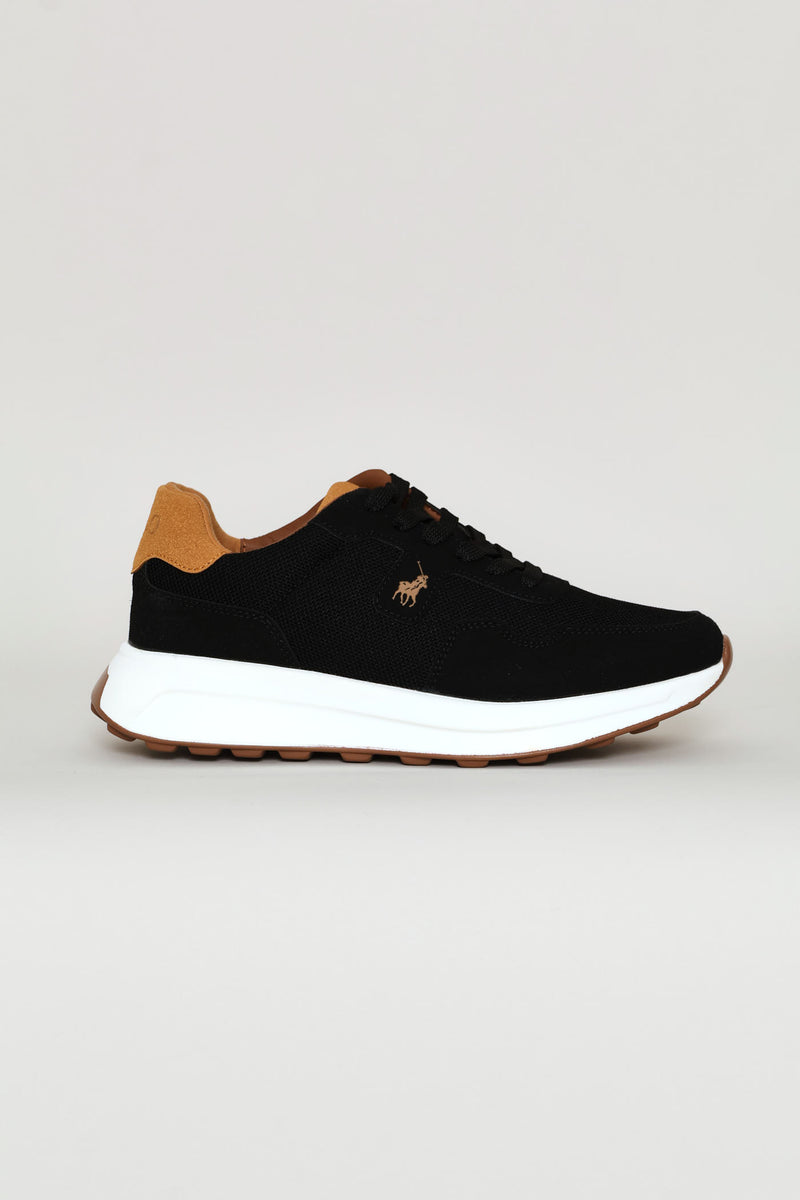 Mixed Combination Runner - Black